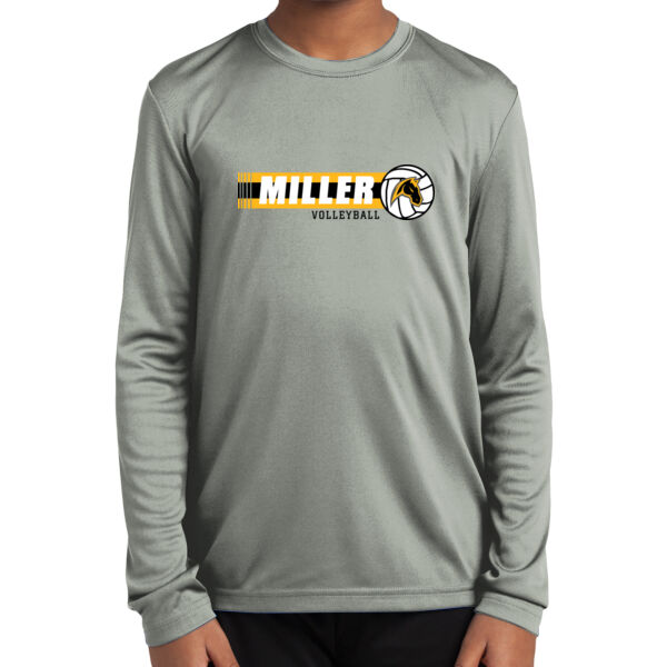 Miller Boys Volleyball Youth Long Sleeve PosiCharge Competitor Tee Thumbnail