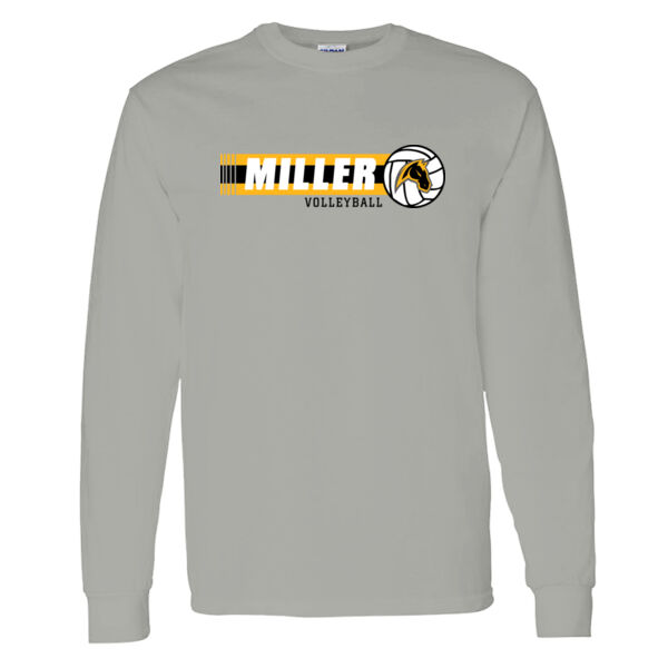 Miller Boys Volleyball Heavy Cotton 100% Cotton Long Sleeve T Shirt Thumbnail