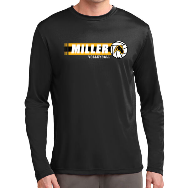 Miller Boys Volleyball Long Sleeve PosiCharge Competitor Tee Thumbnail