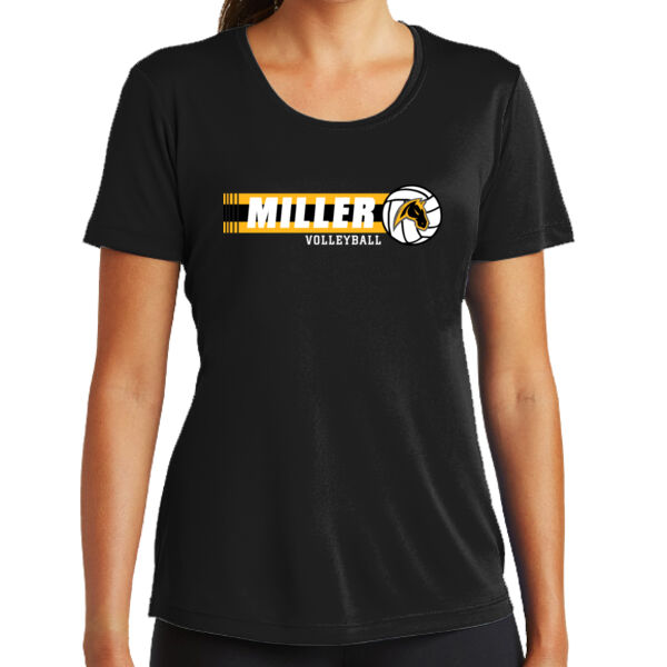 Miller Boys Volleyball Ladies PosiCharge Competitor Tee Thumbnail