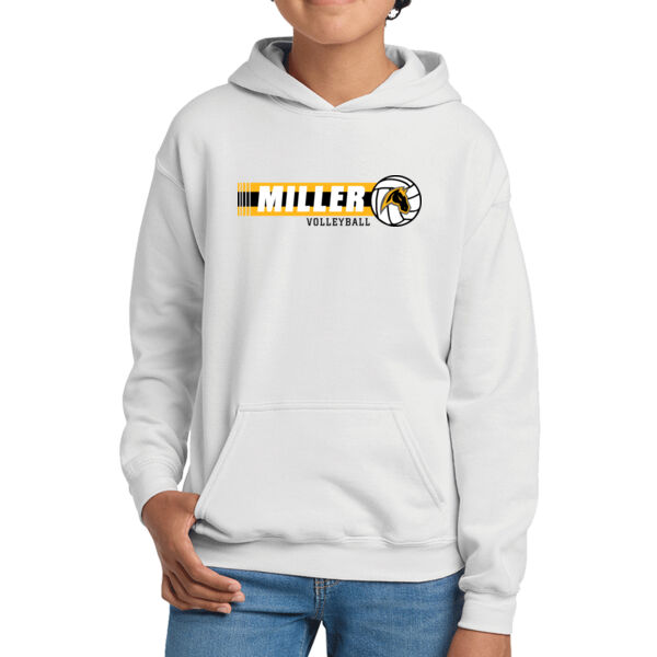 Miller Boys Volleyball Youth Heavy Blend Hooded Sweatshirt Thumbnail