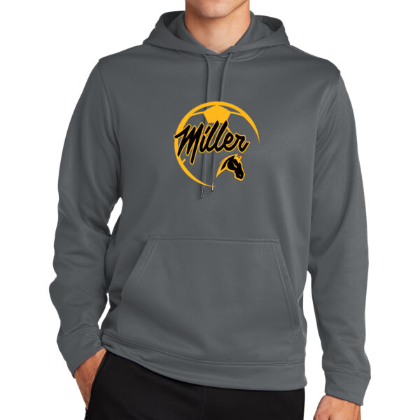 Miller Girls Soccer Sport Wick ® Fleece Hooded Pullover  Thumbnail