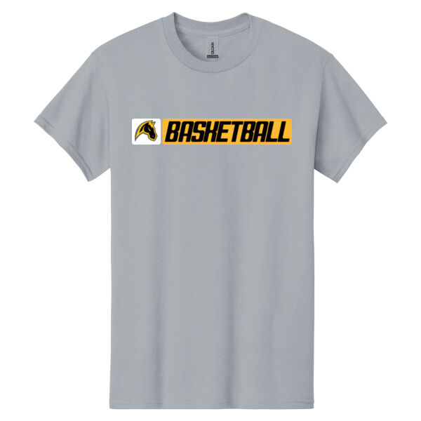 Miller Boys Basketball Grey Heavy Cotton 100% Cotton T Shirt Thumbnail