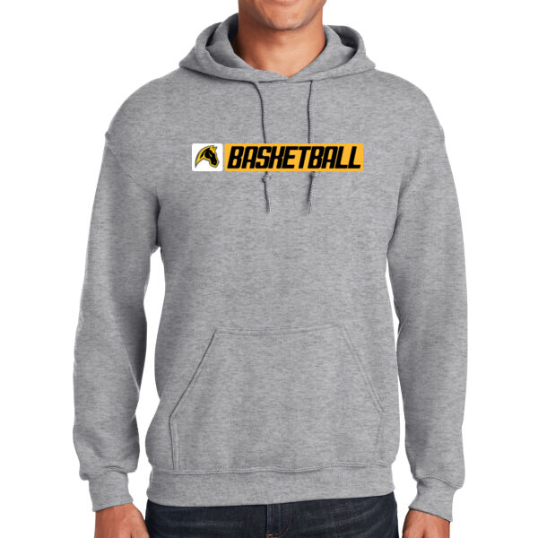 Miller Boys Basketball Grey Heavy Blend Hooded Sweatshirt Thumbnail