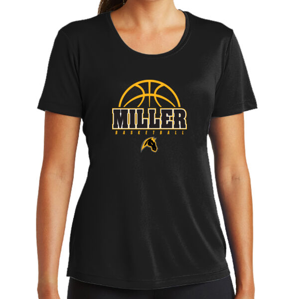 Miller Girl Basketball Ladies PosiCharge Competitor Tee Thumbnail