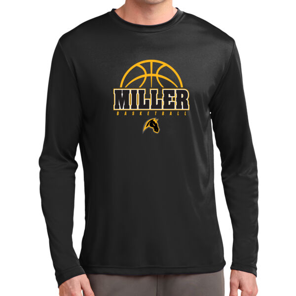 Miller Girl Basketball Long Sleeve PosiCharge Competitor Tee Thumbnail
