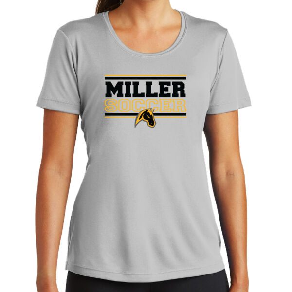 Miller Boys Soccer Ladies PosiCharge Competitor Tee Thumbnail