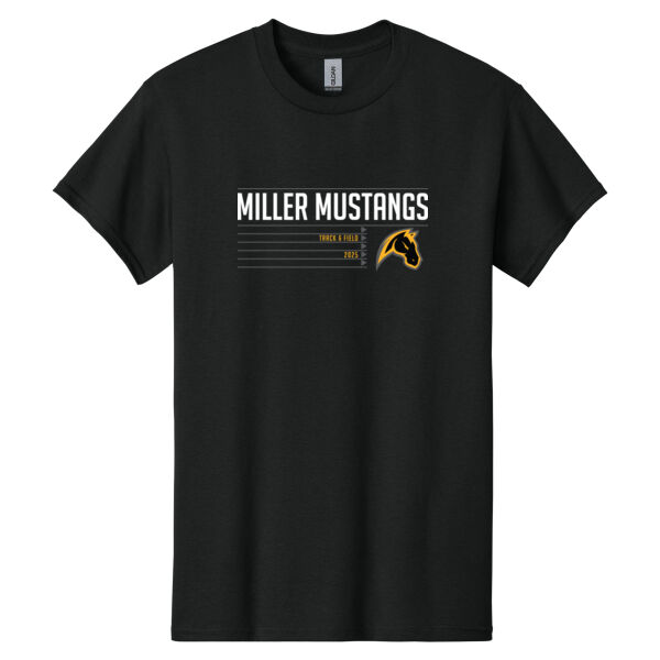 Miller 2025 Track Field Heavy Cotton 100% Cotton T Shirt Thumbnail