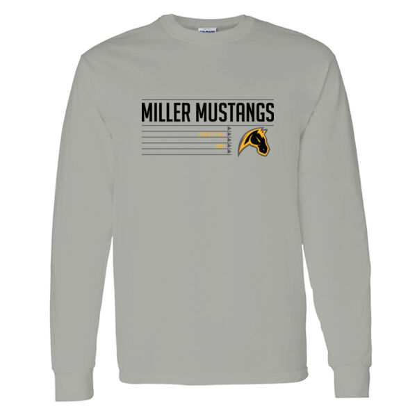 Miller 2025 Track Field Heavy Cotton 100% Cotton Long Sleeve T Shirt Thumbnail