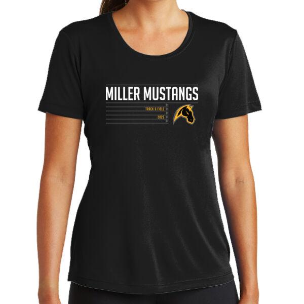 Miller 2025 Track Field Ladies PosiCharge Competitor Tee Thumbnail