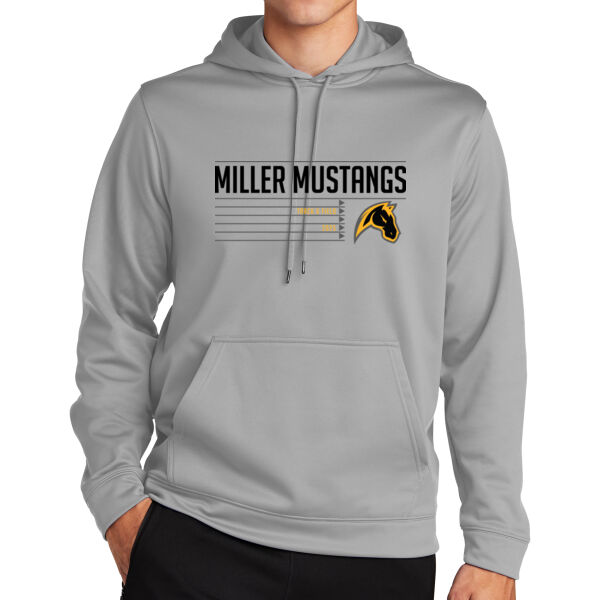 Miller 2025 Track Field Sport Wick Fleece Hooded Pullover Thumbnail