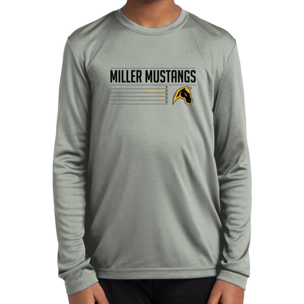 Miller 2025 Track Field Youth Long Sleeve PosiCharge Competitor Tee Thumbnail