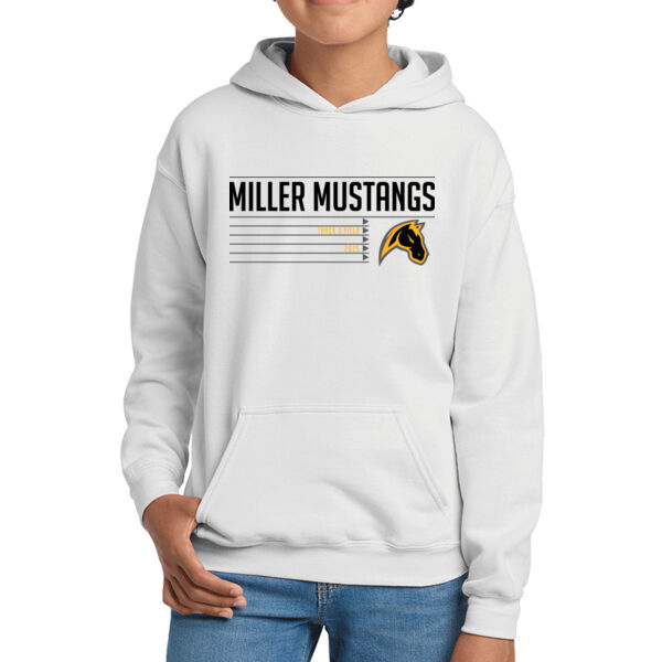 Miller 2025 Track Field Youth Heavy Blend Hooded Sweatshirt Thumbnail