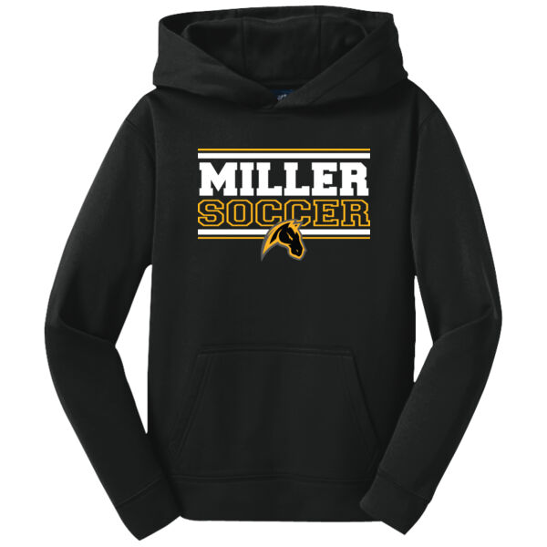 Miller Boys Soccer Youth Fleece Hooded Pullover Thumbnail