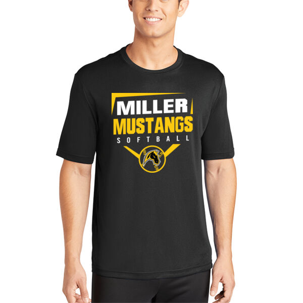 Miller Softball Black PosiCharge Competitor Tee Thumbnail