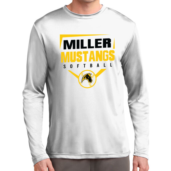 Miller Softball White Long Sleeve PosiCharge Competitor Tee Thumbnail