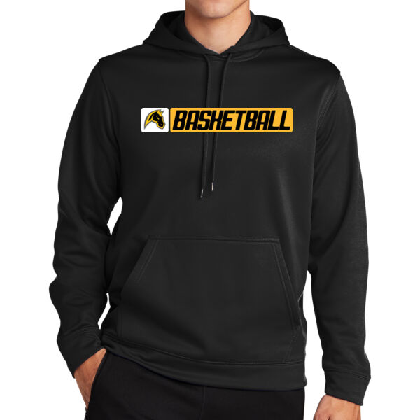 Miller Boys Basketball Black Sport Wick Fleece Hooded Pullover Thumbnail