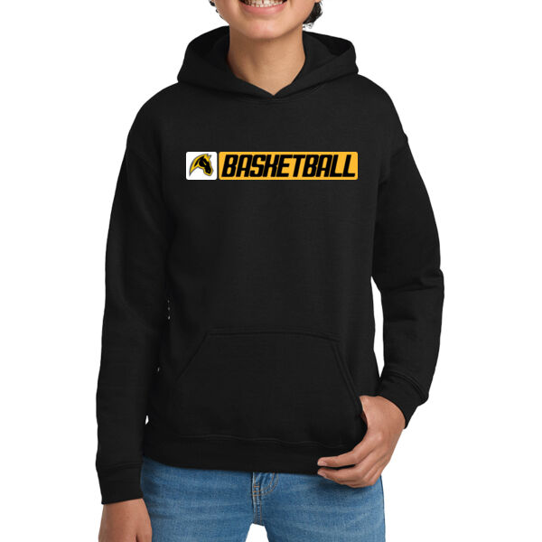 Miller Boys Basketball Youth Black Heavy Blend Hooded Sweatshirt Thumbnail