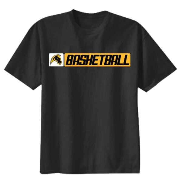 Miller Boys Basketball Youth Black Heavy Cotton 100% Cotton T Shirt Thumbnail