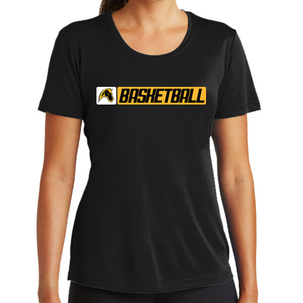 Miller Boys Basketball Ladies Black PosiCharge Competitor Tee Thumbnail