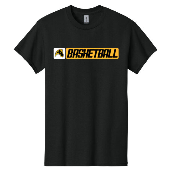Miller Boys Basketball Black Heavy Cotton 100% Cotton T Shirt Thumbnail