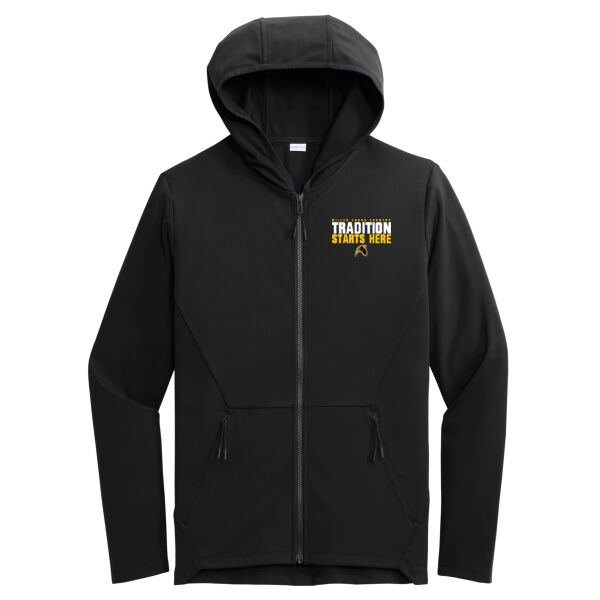 Miller Cross Country Black Sport Wick Fleece Hooded Pullover Thumbnail