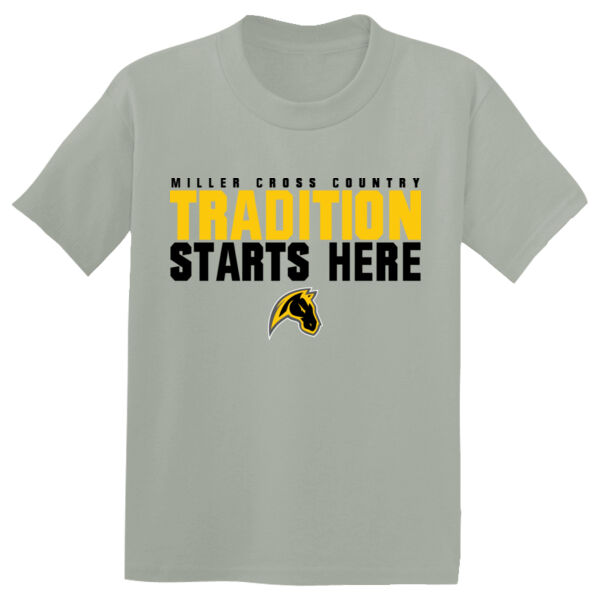 Miller Cross Country Youth Silver PosiCharge Competitor Tee Thumbnail