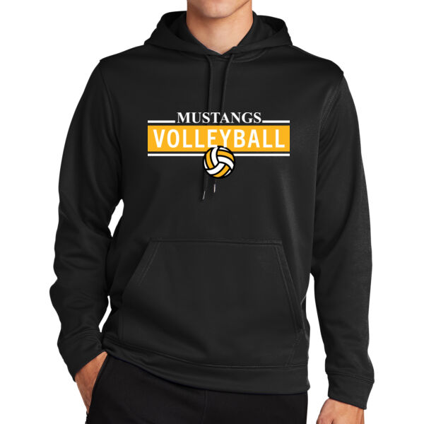 Miller Girls Volleyball Sport Wick Fleece Hooded Pullover Thumbnail