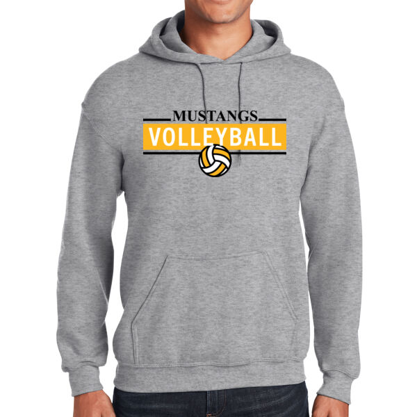 Miller Girls Volleyball Heavy Blend Hooded Sweatshirt. Thumbnail