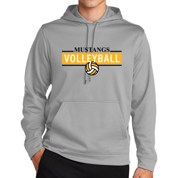 Miller Girls Volleyball Sport Wick Fleece Hooded Pullover. Thumbnail