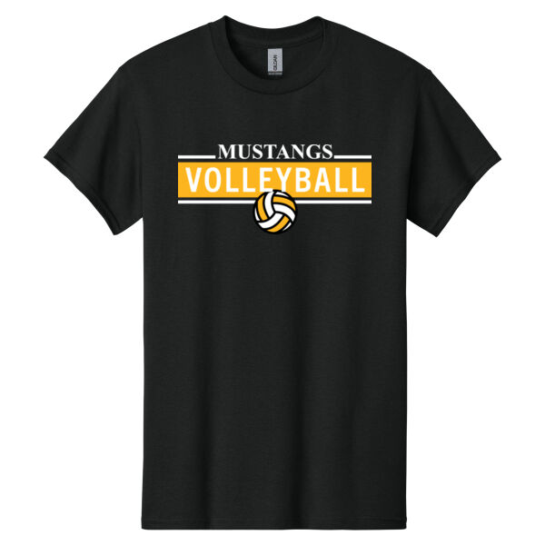 Miller Girls Volleyball Black Heavy Cotton 100% Cotton T Shirt Thumbnail