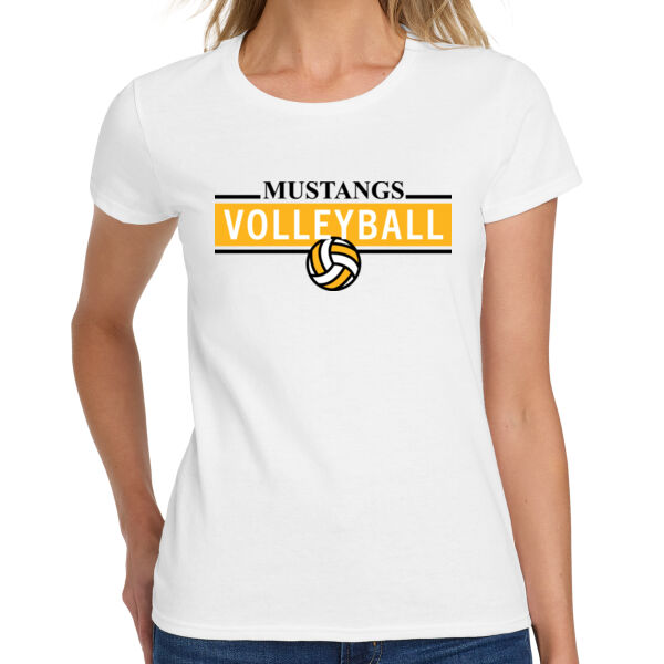 Miller Girls Volleyball Ladies Heavy Cotton 100% Cotton T Shirt Thumbnail