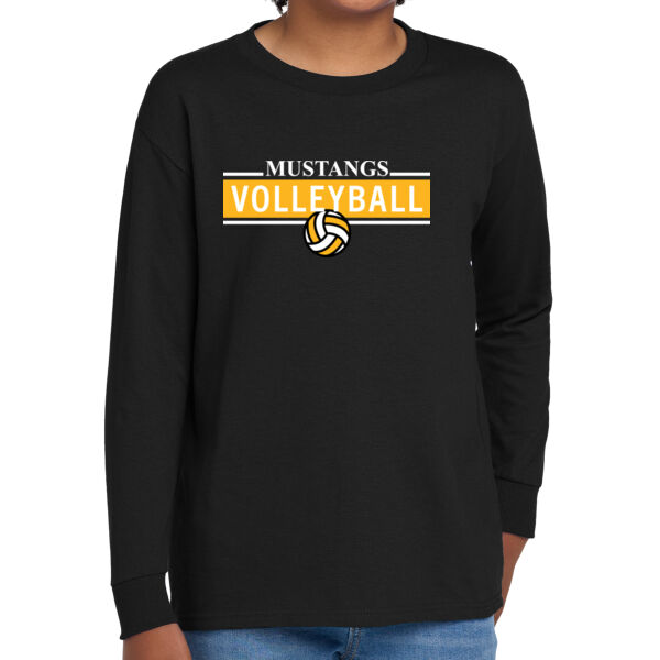 Miller Girls Volleyball Youth Heavy Cotton 100% Cotton Long Sleeve T Shirt Thumbnail