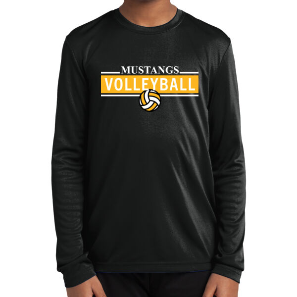 Miller Girls Volleyball Youth Long Sleeve PosiCharge Competitor Tee Thumbnail