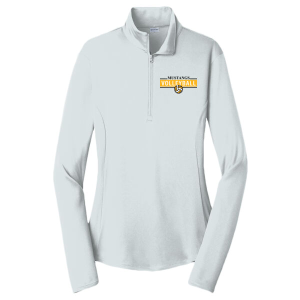 Miller Girls Volleyball Ladies PosiCharge Competitor 1/4 Zip Pullover 2 Thumbnail