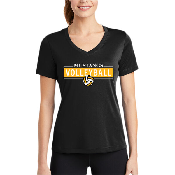 Miller Girls Volleyball Women's PosiCharge Competitor V Neck Tee Thumbnail