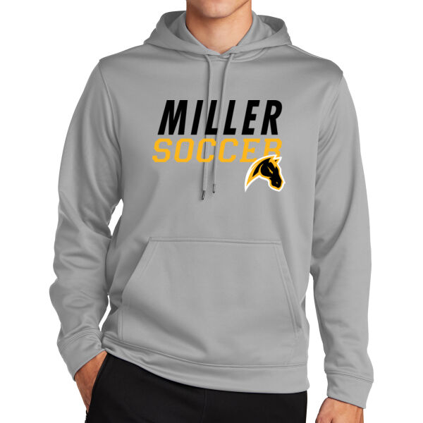 Miller Girls Soccer Sport Wick Fleece Hooded Pullover  Thumbnail