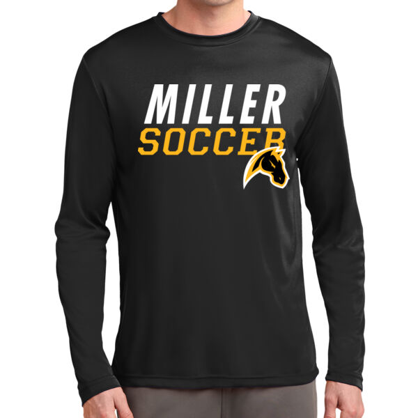 Miller Girls Soccer Long Sleeve PosiCharge Competitor Tee Thumbnail
