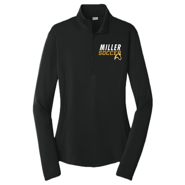 Miller Girls Soccer Ladies PosiCharge Competitor 1/4 Zip Pullover Thumbnail