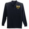 Long Sleeve Silk Touch Polo with Pocket Thumbnail