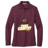 Women's Silk Touch Long Sleeve Polo Thumbnail
